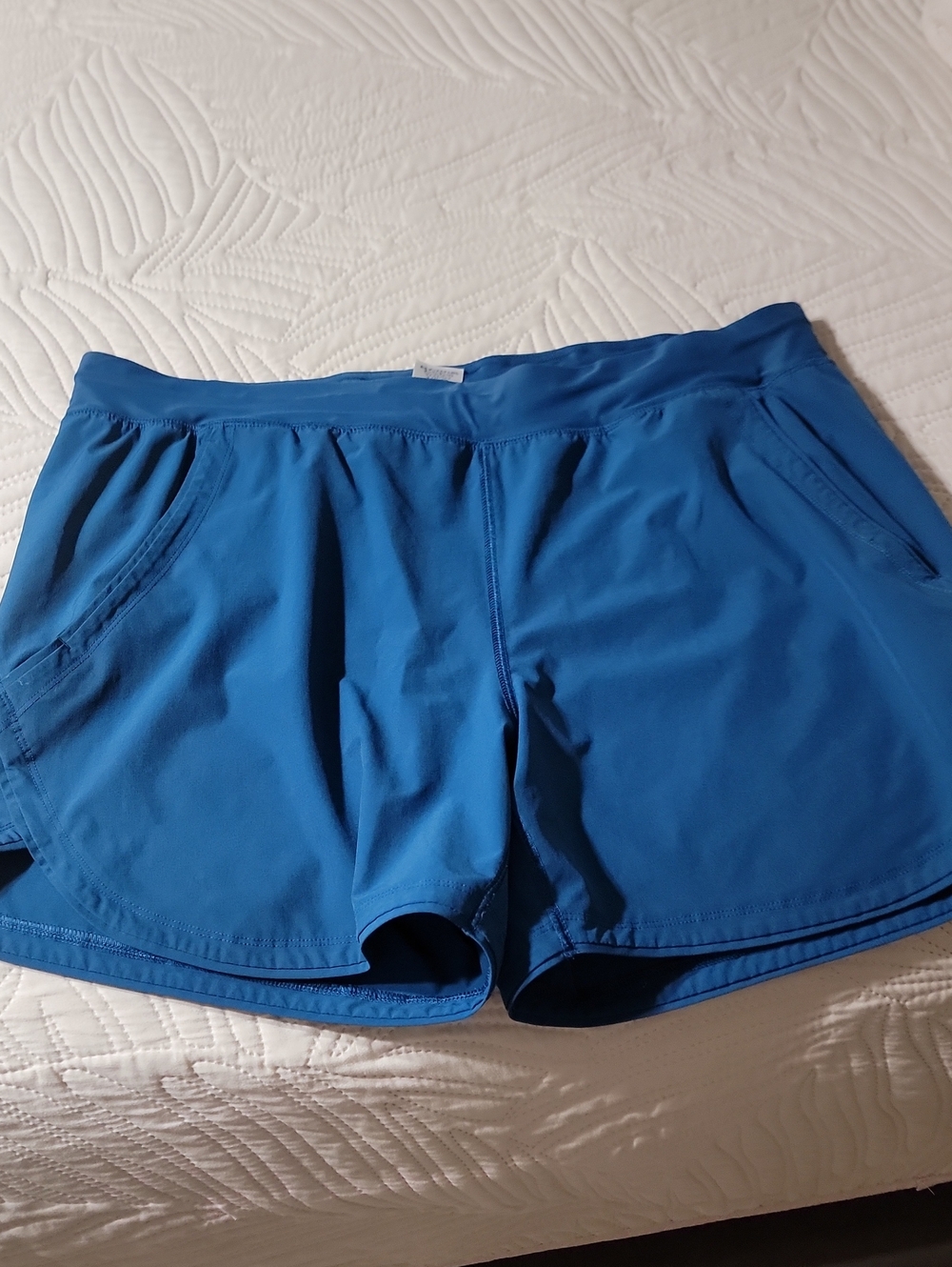 Lands' End Turquoise Blue Swim Shorts Size 16